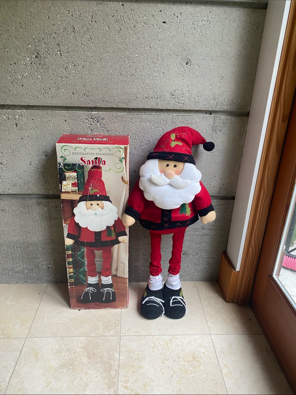 Christmas Decor Standing Santa